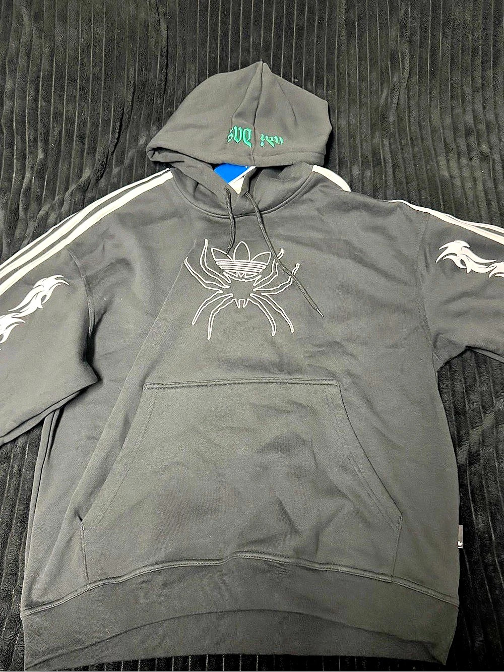 Originals Graphic Logo HD Sweatshirts Graphic Hoodie in Black Size